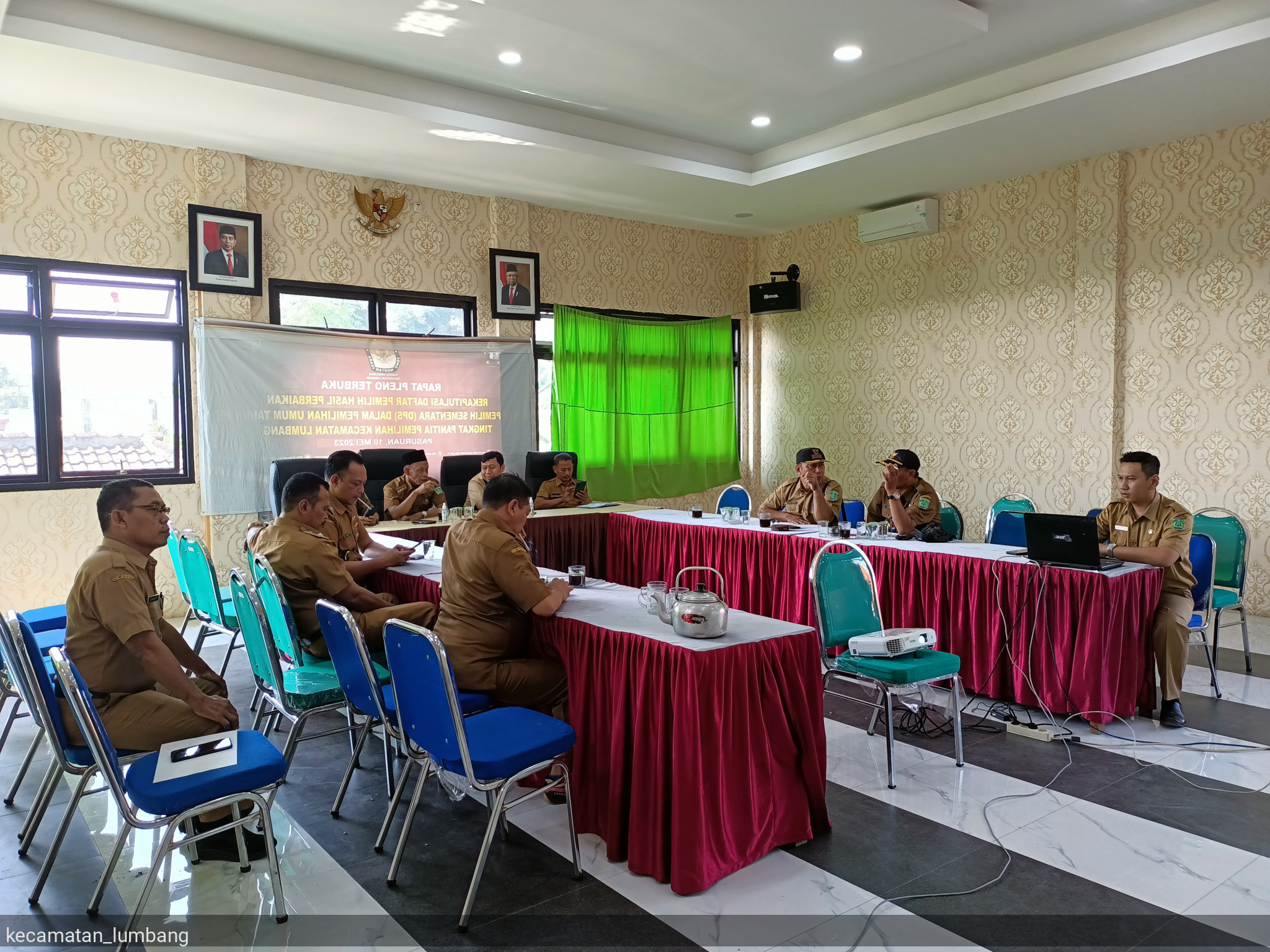 Rapat Koordinasi Pencegahan Stunting bersama Kepala Desa se Kecamatan Lumbang dan Puskesmas Lumbang