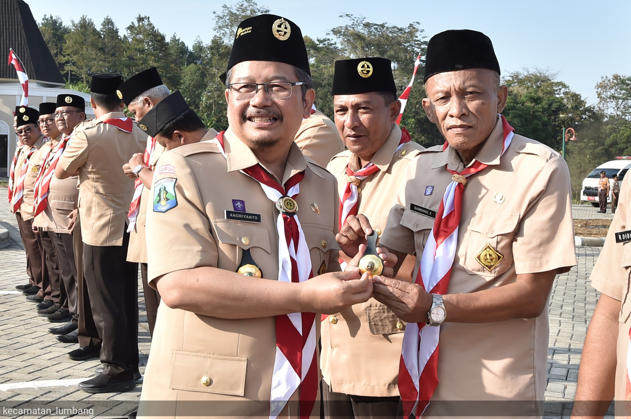 Upacara Peringatan Hari Pramuka ke 63 Tahun 2024 di Arjuno Agro Techno Park, Purwosari Kabupaten Pasuruan